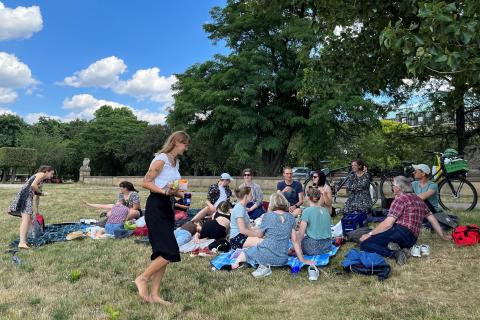 Picknick an den Elbwiesen