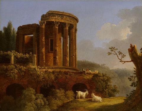 Jakob Philipp Hackert, Tempel der Vesta in Tivoli
